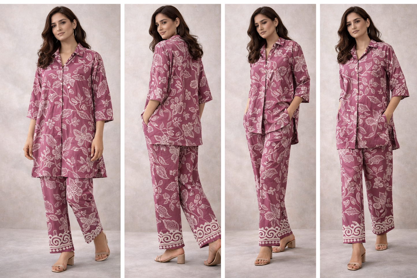 Rosewood Bloom Co-ord Set | The Sash