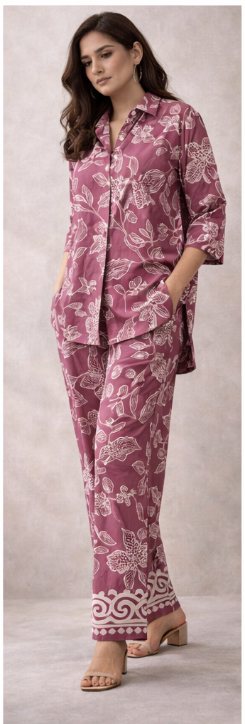 Rosewood Bloom Co-ord Set | The Sash