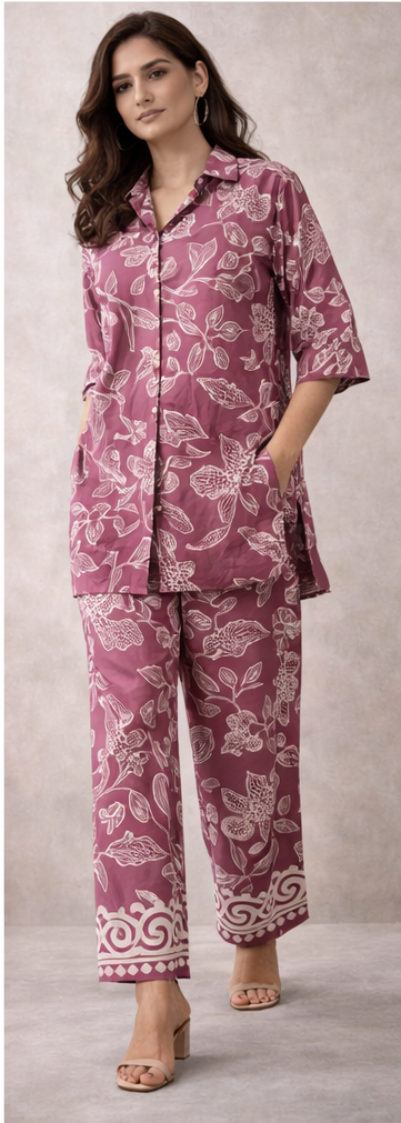 Rosewood Bloom Co-ord Set | The Sash
