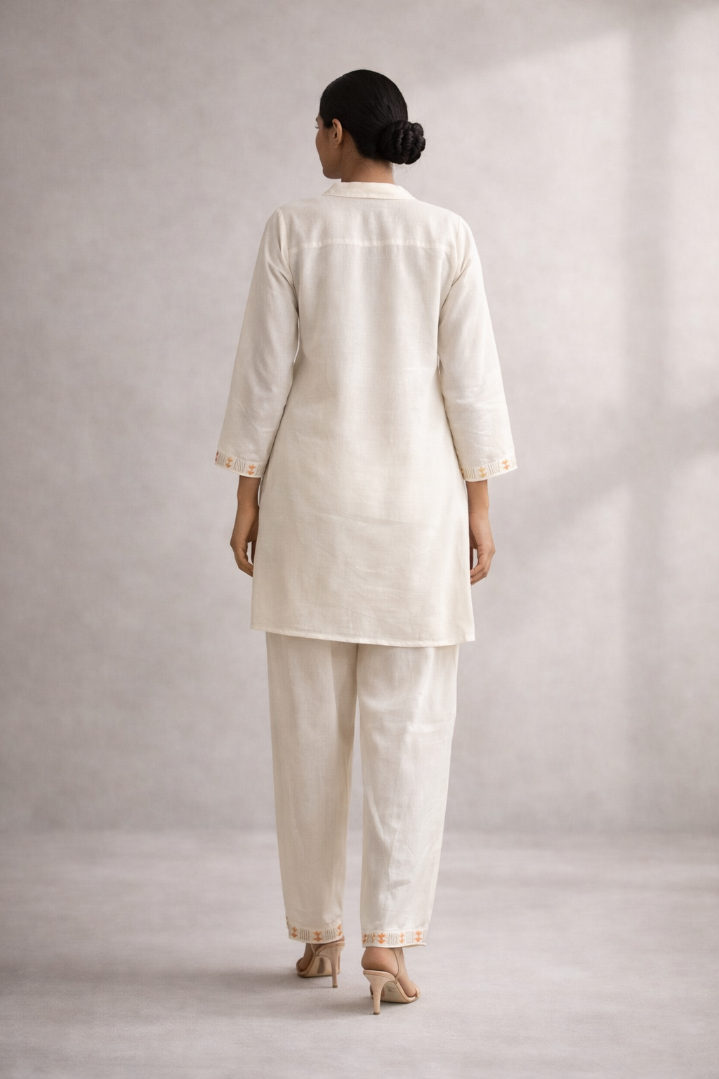 Ivory Wildflower Kurta Set — A Handcrafted Ode to Modern Heritage