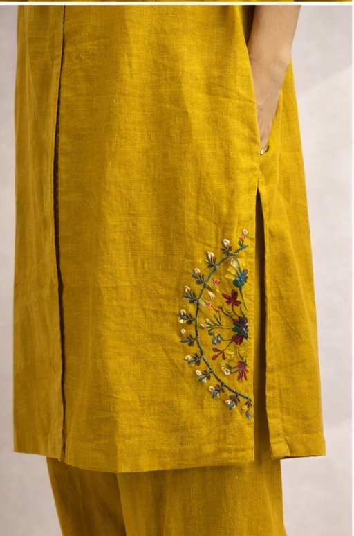 Mustard Mandala Kurta Set | The Sash